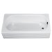 New Solar&amp;#174; 60 x 30-Inch Integral Apron Bathtub Above Floor Rough With Right-Hand Outlet - A263112020