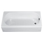 New Solar&#174; 60 x 30-Inch Integral Apron Bathtub Above Floor Rough With Right-Hand Outlet ,