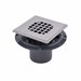 Oatey&amp;#174; PVC Square Low Profile Drain Stainless Steel Snap-In Strainer with Ring - OAT42264