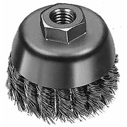 Milwaukee Tool 48-52-1350 4 in. Carbon Steel Knot Wire Cup Brush ,