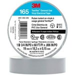 165GY4A 3M Temflex Vinyl Electrical Tape 165 Gray 3/4 in x 60 ft (19 mm x 18 m 6 mil 100 Rolls/Case ,1700C-GRAY-3/4X66FT,GRET,3MET,50650,1700C