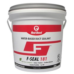 0841DB F-Seal 181 Water Based Duct Sealant 1 Gallon Black ,0841DB,POOKIE,RED DEVIL,DUCT BUTTER,CCWI,CCWI,RED DEVIL,POOKIE,DUCT BUTTER