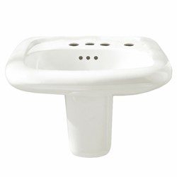 Murro™ Wall-Hung EverClean&#174; Sink With 4-Inch Centerset and Extra Right-Hand Hole ,