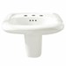 Murro Wall-Hung EverClean Sink With 8-Inch Widespread - A0958008EC020