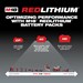 M18 Redlithium 18 Volts XC5.0 Extended Capacity Battery 48-11-1852 Milwaukee - MIL48111852