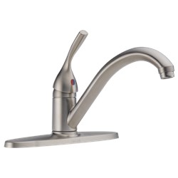 Delta 134 / 100 / 300 / 400 Series: Single Handle Kitchen Faucet ,