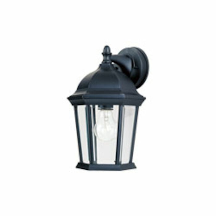 1024BK Builder Ct 1-Light Outdoor Wall Lantern Black 