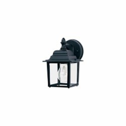 1025BK Builder Ct 1-Light Outdoor Wall Lantern Black ,