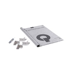 QuickLiner 48 Inch x 78 Inch Sheet Membrane Kit for Curbed Showers ,