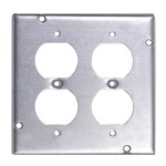 STEEL CITY RSL 8 4-11/16 Square Surf Cover, Two Duplex 785991121902 ,RSL 8,78599112190