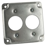 STEEL CITY RS 10 Steel Cover Use W/2 Sgl Flush Rcpt 785991120615 ,RS 10,78599112061