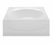 Aquatic 2760410L-Wh Alana Ii 60 X 42 Acrylx Alcove Left-Hand Drain Bathtub In White 727149001612 - 12924889