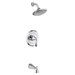 Fluent&amp;#174; 2.5 gpm/9.5 L/min Tub and Shower Trim Kit With Showerhead, Double Ceramic Pressure Balance Cartridge With Lever Handle - ATU186502002