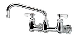 14-808L Royal Series Faucet Splash-Mounted 8In Centers Swing Spout/Nozzle 8In Long Removable Cartridge Va lve Assembly Best ,14-808L