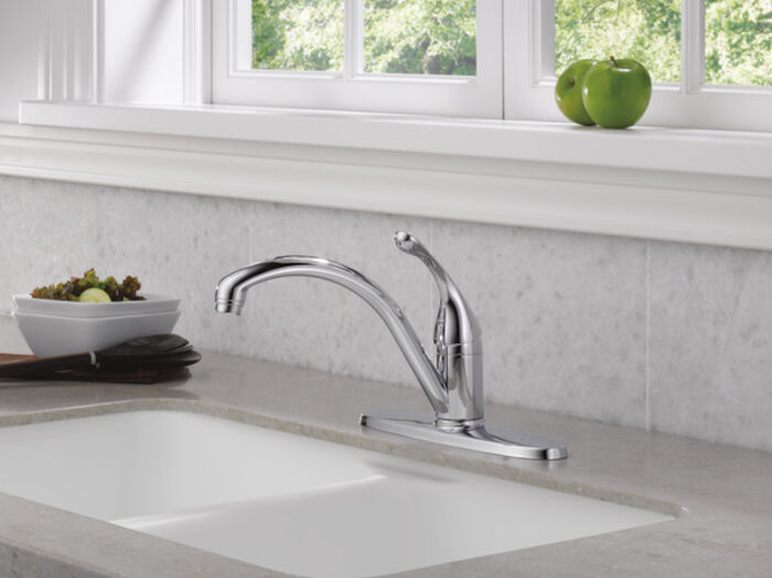 140-Dst Collins Single Handle Kitchen Faucet 