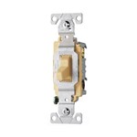 Eaton Wiring CS315V Switch Toggle 3-Way 15A 120/277V Side Wire Ivory 032664487750 ,032664487750