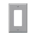 Eaton Wiring PJ26GY Wall Plate 1G Decorator Poly Mid Gray 032664580031 ,032664580031