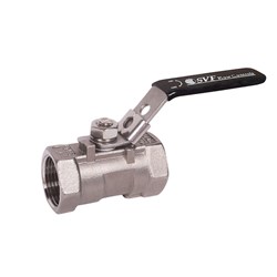 1 Stainless Steel Threaded Ball Valve One Piece Reduced Port Locking Handle 1000 Psi Wog ,15SSTH05,82647172425