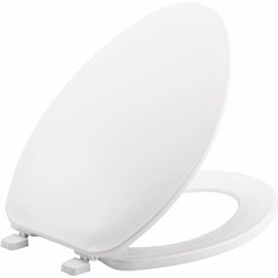 170 Bemis Top-Tite White Plastic Elongated Closed Front with Cover Toilet Seat ,170 SEAT,170000