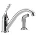 Delta 134 / 100 / 300 / 400 Series: Single Handle Kitchen Faucet with Spray - DEL175DST
