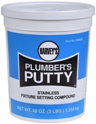 043050 Hv Plumbers Putty 3-Lb Cup ,043050,PPM,HPPM,PP3,PUTTY M,043050,1007886439,64430506