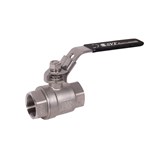 MAT20SSTH04M  3/4&quot; Stainless Steel 2 Piece Full Port Threaded Ball Valve 1000 Wog Rtfe Seats Heat Number ,20SSTH04M,82647172494,SSBVF