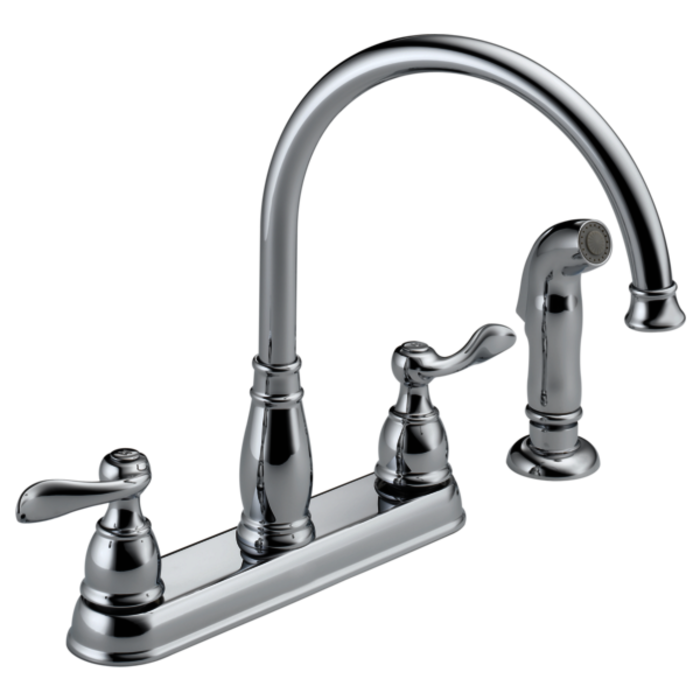 21996Lf Windemere Two Handle Kitchen Faucet 