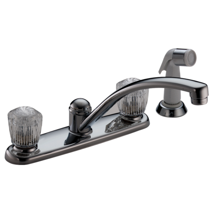 2402Lf 2100 / 2400 Series Two Handle Kitchen Faucet With Spray 