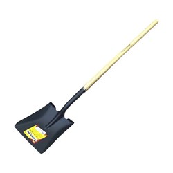 Square Blade Wood Long Handle Shovel ,73028419736