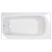 Cambridge&amp;#174; Americast&amp;#174; 60 x 32-Inch Integral Apron Bathtub With Left-Hand Outlet - A2460002020