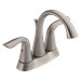 Delta Lahara&amp;#174;: Two Handle Centerset Bathroom Faucet - DEL2538SSMPUDST