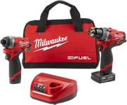 M12 FUEL 2-Tool Combo Kit 1/2 in Hammer Drill and 1/4 in Hex Impact Driver ,2598-22