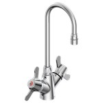 Commercial 25C3: Two Handle Single Shank Mixing Faucet ,