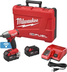 2759-22 Milwaukee M18 Fuel 1/2 Compact Impact Wrench W/ Pin Detent With One-Key Kit ,