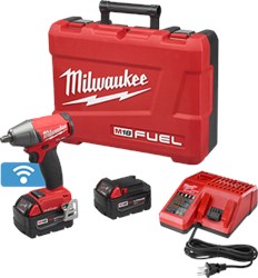 2759B-22 Milwaukee M18 Fuel 1/2 Compact Impact Wrench W/ Friction Ring With One-Key Kit ,