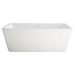 Sedona&amp;#174; Loft&amp;#174; 63 x 30-Inch Rectangle Freestanding Bathtub Center Drain With Integrated Overflow - A2766034020