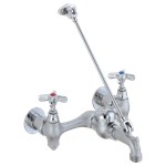 Commercial 28C / T9: Two Handle 8&quot; Wall Mount Service Sink Faucet ,28TP,10778062593606,16000345,DMSF,8354112004,8354.112.004,28T9