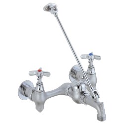 Commercial 28C / T9: Two Handle 8&quot; Wall Mount Service Sink Faucet ,28TP,10778062593606,16000345,DMSF,8354112004,8354.112.004,28T9