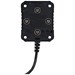 29601 Klein PowerBox 1, Magnetic Mounted Power Strip with Integrated LED Lights - KLE29601