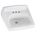 0356015020 American Standard Lucerne White 8 in Centerset Wall Mount Bathroom Sink - A0356015020