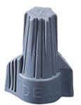 30-342 IDEAL INDUSTRIES TWISTER 342 WIRE CONNECTOR GRAY BOX OF 50 ACCEPTS 3 #14 to 4 #10 AWG WIRE CONNECTORS RATED FOR 600 VOLT MAXIMUM ,