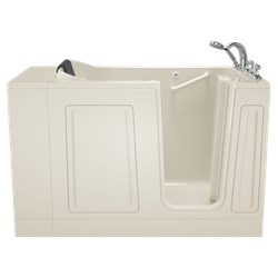 Acrylic Luxury Series 30 x 51 -Inch Walk-in Tub With Whirlpool System - Right-Hand Drain With Faucet ,