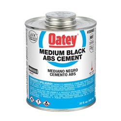 30902 Oatey 32 oz Abs Medium Black Cement ,30902,GLUE,31803,OA32,OABS32,ABS32