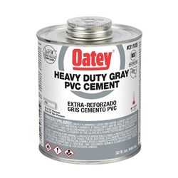 31105 Oatey 32 oz PVC Heavy Duty Gray Cement ,OH32,01828012,HH32,UG32,31863,31105,OG32,HOMER,GRAY GLUE
