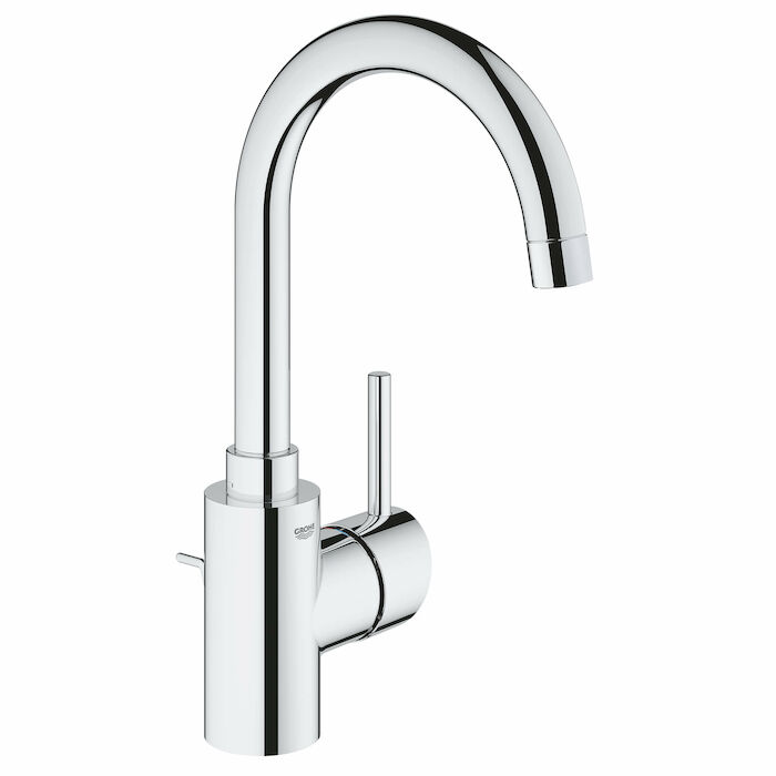 32138002  Chrome  New Concetto Bin-Mixer High Spout, Pop Up Wte Set, Us 