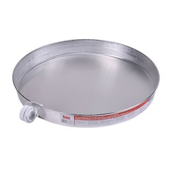 Oatey&#174; 20 Inch Aluminum Water Heater Pans with 1 Inch-1.5 Inch PVC Adapter ,34506645,AHP20,WHP20,WHP,20S,19S,P20,RHP