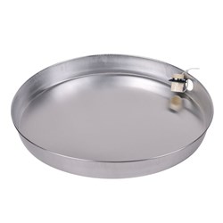Oatey&#174; 20 Inch Aluminum Water Heater Pans with 1 Inch CPVC Adapter ,
