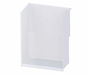 Aquatic 1603TSC-WH 1603TSC 60 x 33 AcrylX Alcove Center Drain One-Piece Shower in White 727149571917 ,