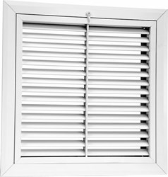 RHF45 12X12 White Extruded Aluminum Return Air Filter Grille ,GRFBA1212W,GFXFW