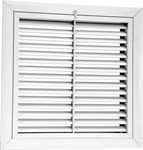 Rhf45 12X24 White Extruded Aluminum Return Air Filter Grille ,